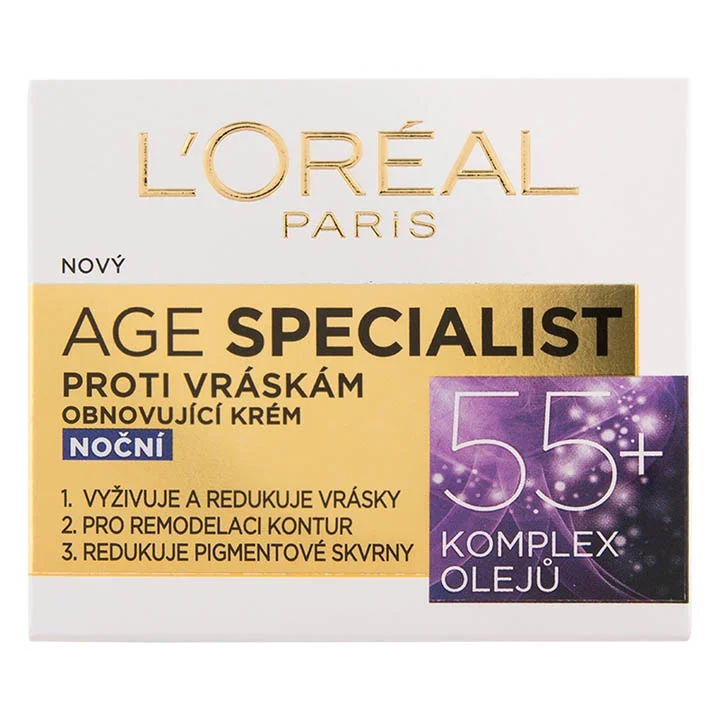 LOREAL KREMA NOĆNA 55+ 50ML