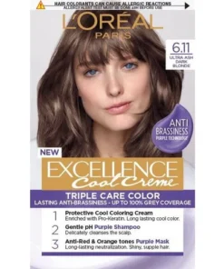 LOREAL EXCELLENCE FARBA 6.11