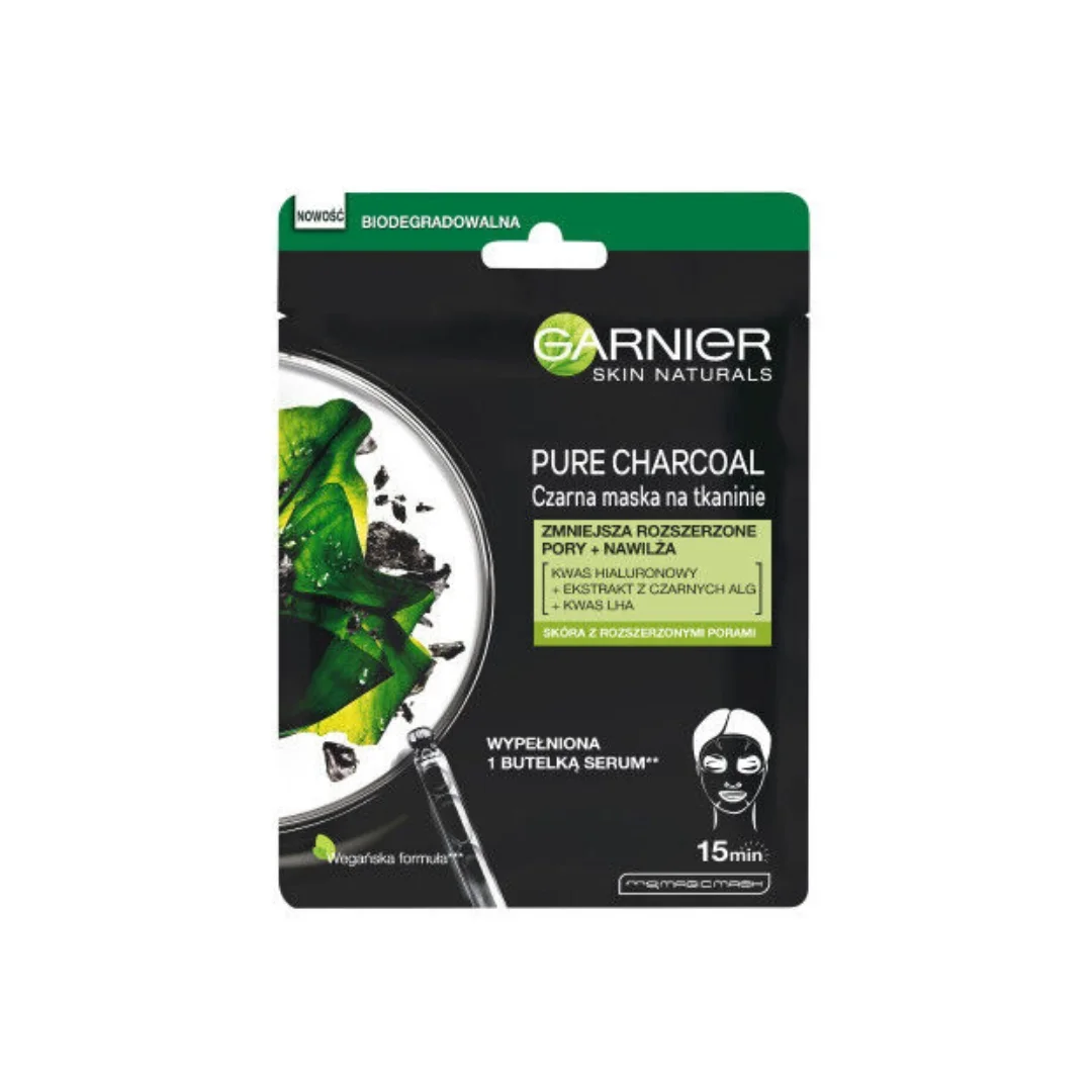 GARNIER MASKA ZA LICE CHARCOAL