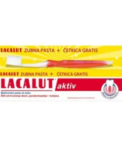 LACALUT PASTA 75ML AKTIV+CETKICA
