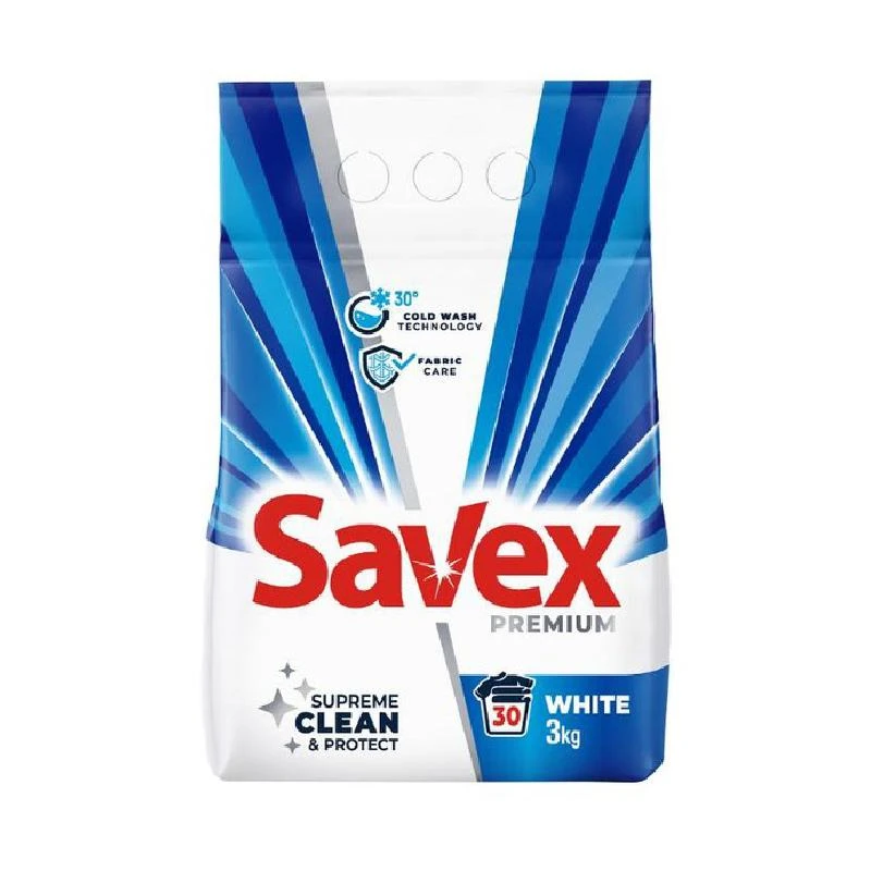 SAVEX 3KG WHITE 2U1