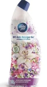 AMBI PUR GEL WC 750M WHITE FLO