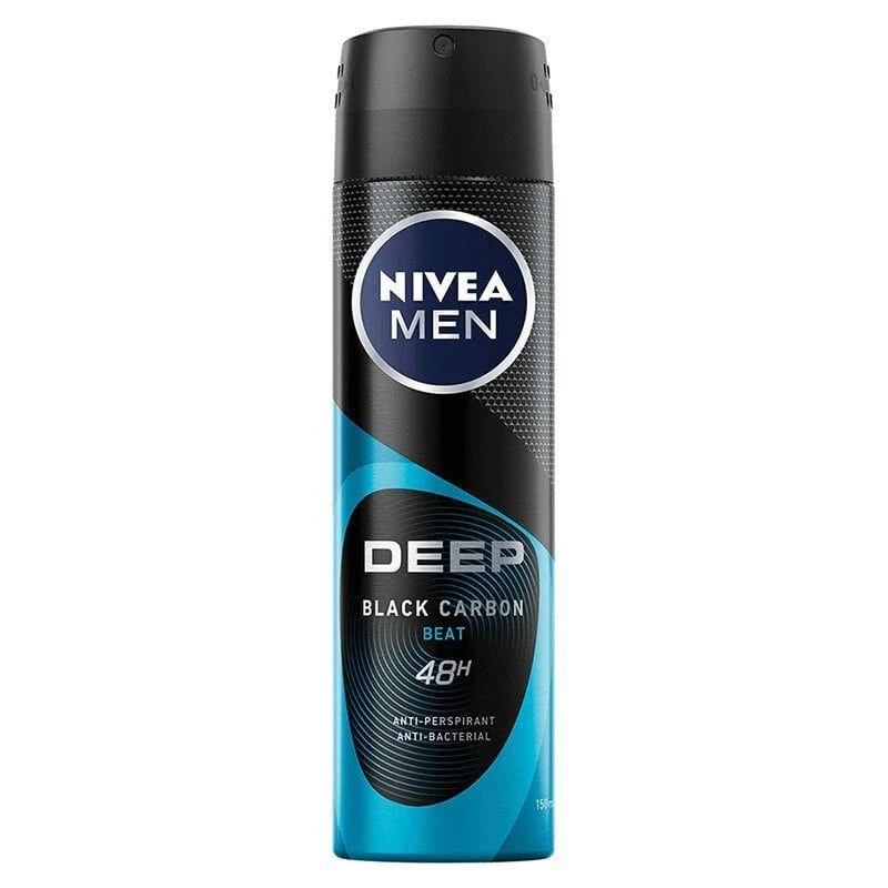 NIVEA DEZODORANS 150ML MEN DEEP BLACK