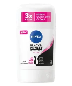 NIVEA STICK 40ML WOMAN BLACK&WHITE CLEAR
